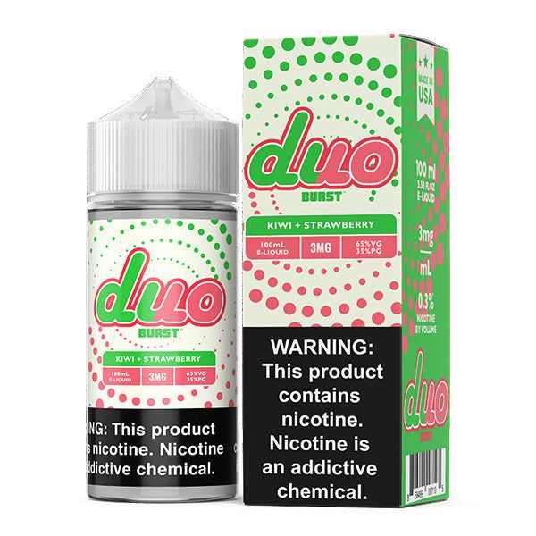 Kiwi Strawberry by Burst Duo 100ml with Packaging