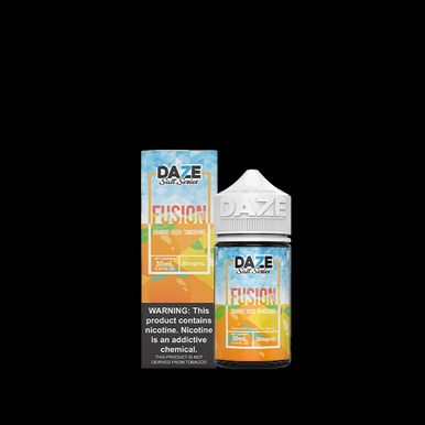 Yuzu Tangerine Iced by 7Daze Fusion Salt 30mL with Packaging