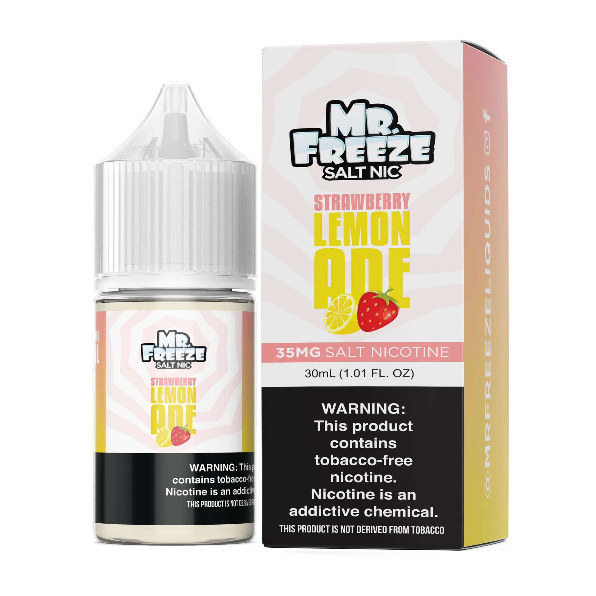 Strawberry Lemonade by Mr. Freeze Tobacco-Free Nicotine Salt Series 30mL with Packaging
