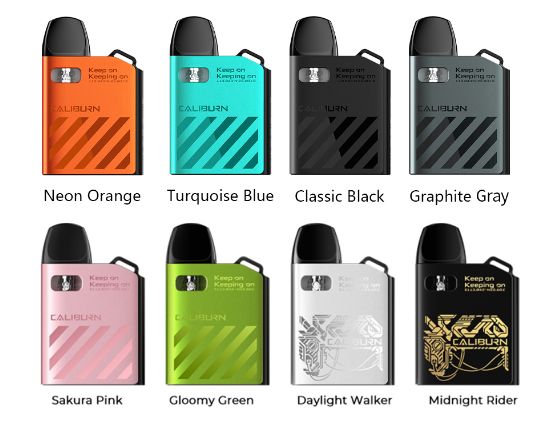 Uwell Caliburn AK2 Kit 15w Group Photo