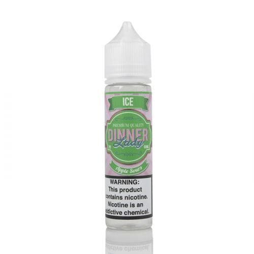 Apple Sours Ice By Dinner Lady Tuck Shop E-Liquid 60mL Bottle