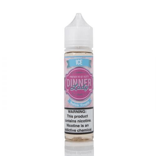 Bubble Trouble Ice By Dinner Lady Tuck Shop E-Liquid 60mL Bottle