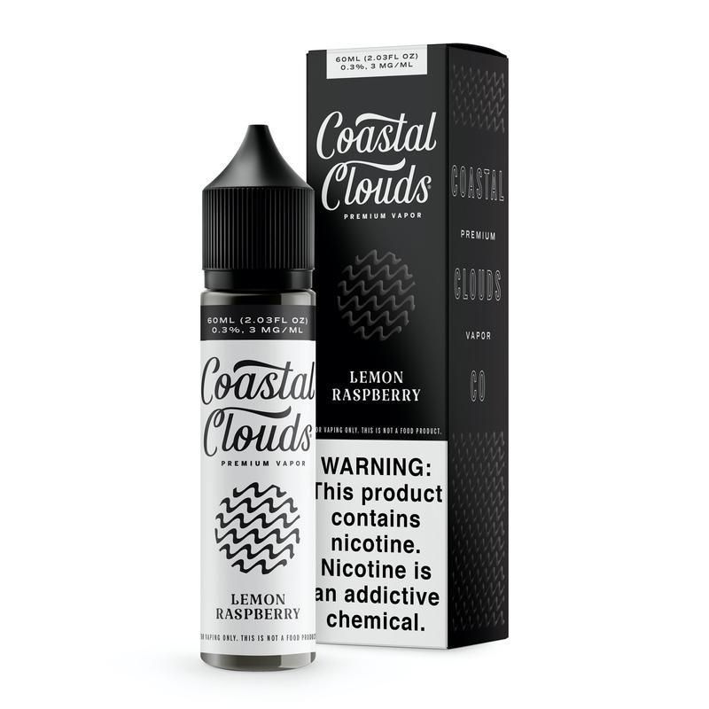 Lemon Raspberry by Coastal Clouds Series 60mL with Packaging