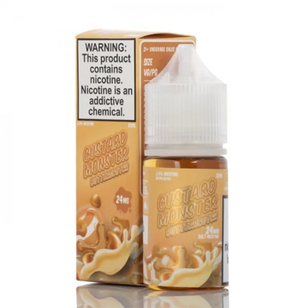 Butterscotch by Custard Monster Salts 30mL with Packaging