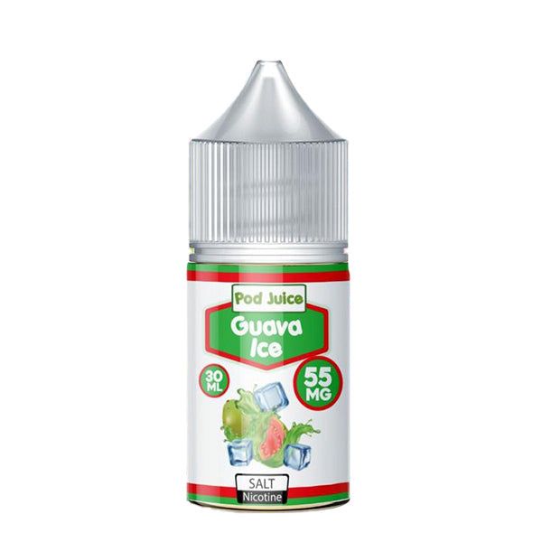 Guava Ice Salt by Pod Juice 30mL Bottle