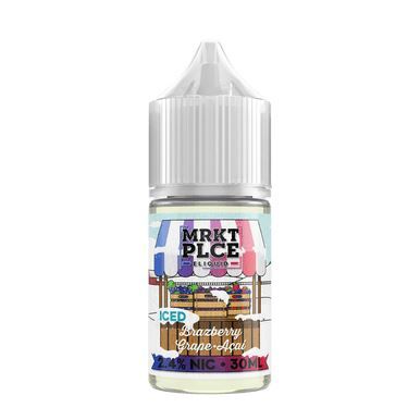 Iced Brazberry Grape Acai by MRKT PLCE Salts Series 30mL Bottle