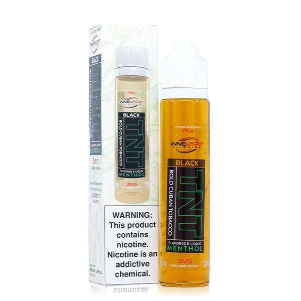 TNT Black Menthol by Innevape TNT Series 75mL with Packaging
