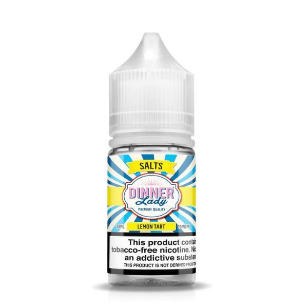 Dinner Lady Lemon Tart Nic Salt Vape Liquid 30mL Bottle