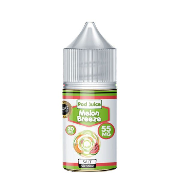Melon Breeze Salt by Pod Juice E-Liquid | 30mL Bottle