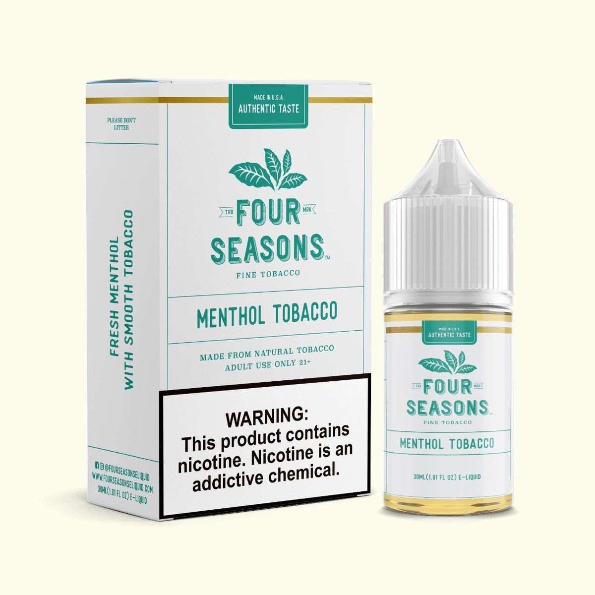 Four Seasons - Menthol Tobacco - 30mL thumbnail