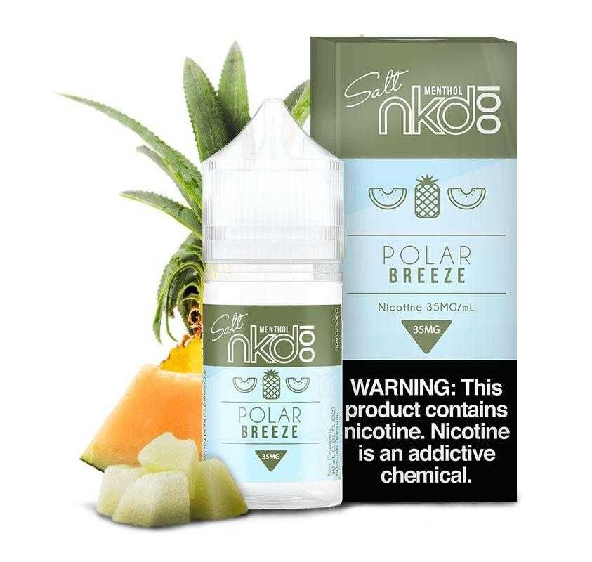 Melon (Polar Breeze) by Naked 100 Salt Series 30mL with Packaging