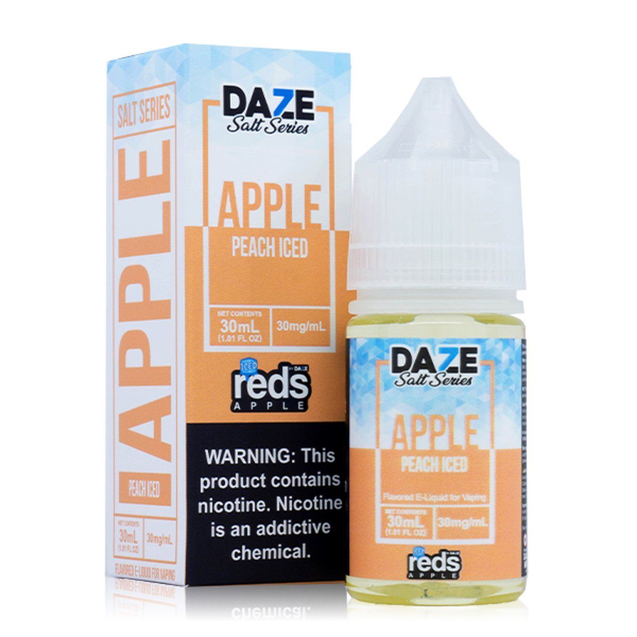 Peach Iced by Reds TFN Salt Series 30mL with Packaging