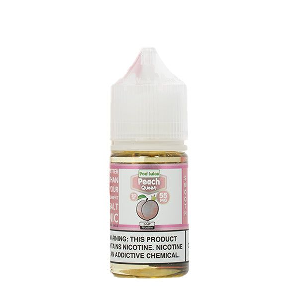 Peach Queen Salt by Pod Juice E-Liquid | 30mL Bottle