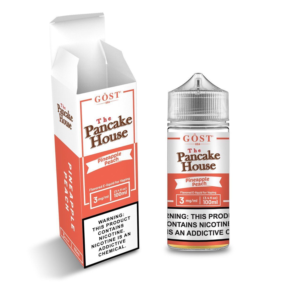 Pineapple Peach by GOST The Pancake House 100mL with Packaging