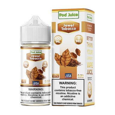 Jewel Tobacco by Pod Juice Series 100mL with Packaging