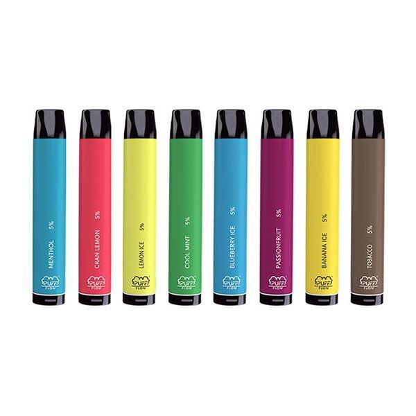 Puff Flow Synthetic Disposable | 1800 Puffs | 6mL Group Photo