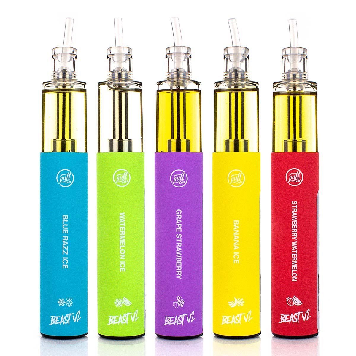 Puff Labs Beast V2 Disposable | 1500 Puffs | 5mL Group Photo