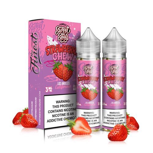 Strawberry Chew by Finest Sweet & Sour Series 2x60mL with Packaging
