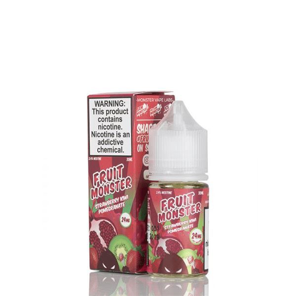 Strawberry Kiwi Pomegranate By Fruit Monster Salts 30mL with Packaging