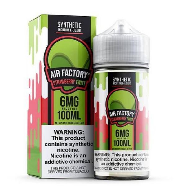 Strawberry Twist by Air Factory Tobacco-Free Nicotine Series 100mL with Packaging