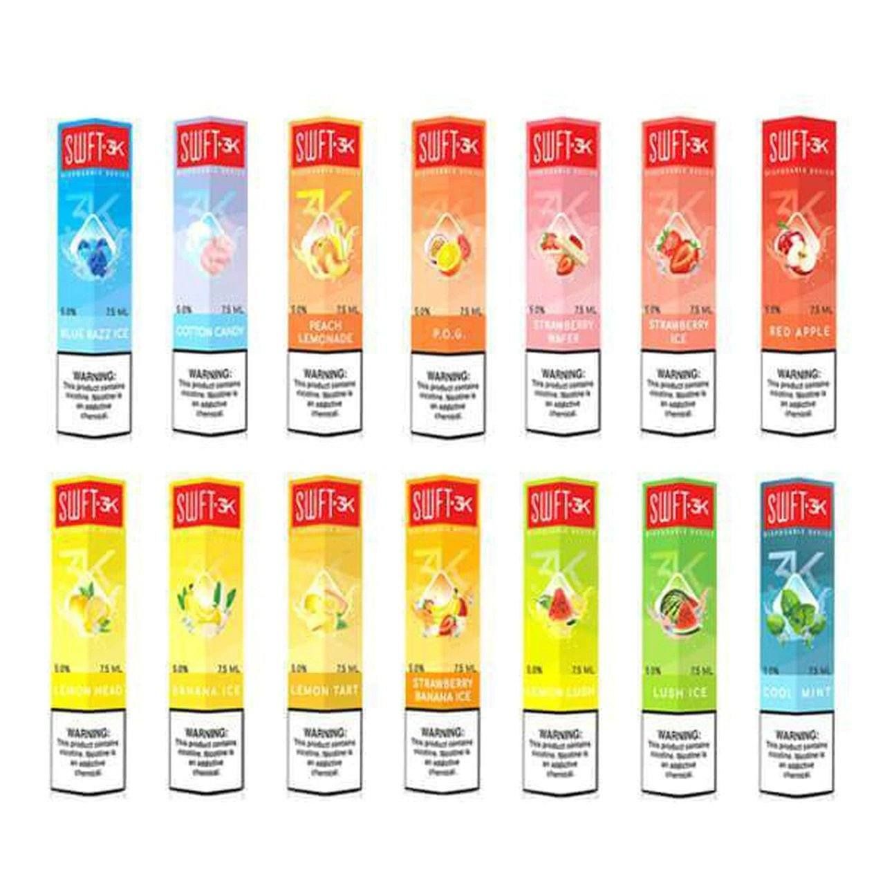 Swft 3K Disposable Vape Device 3000 Puffs Group Photo