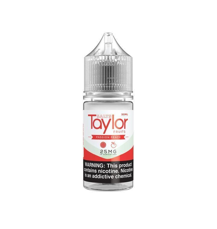 Passion Peach by Taylor Salts E-Liquid 30mL Bottle