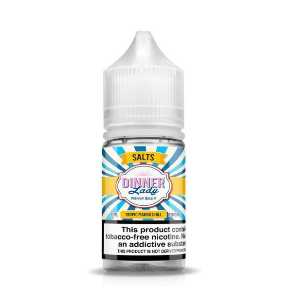 Tropic Mango Chill by Dinner Lady Tobacco-Free Nicotine Salt Series 30mL Bottle