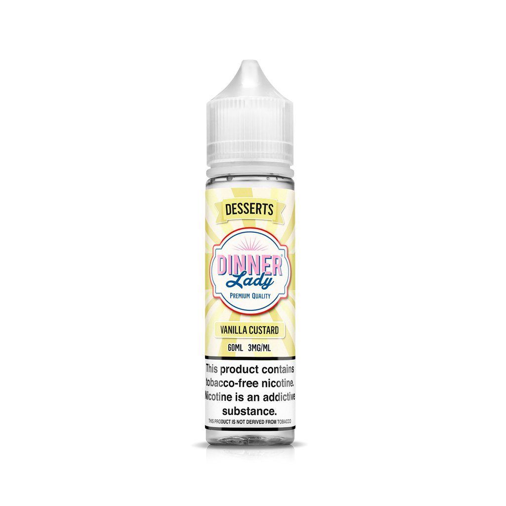 Vanilla Custard by Dinner Lady Tobacco-Free Nicotine Series 60mL Bottle