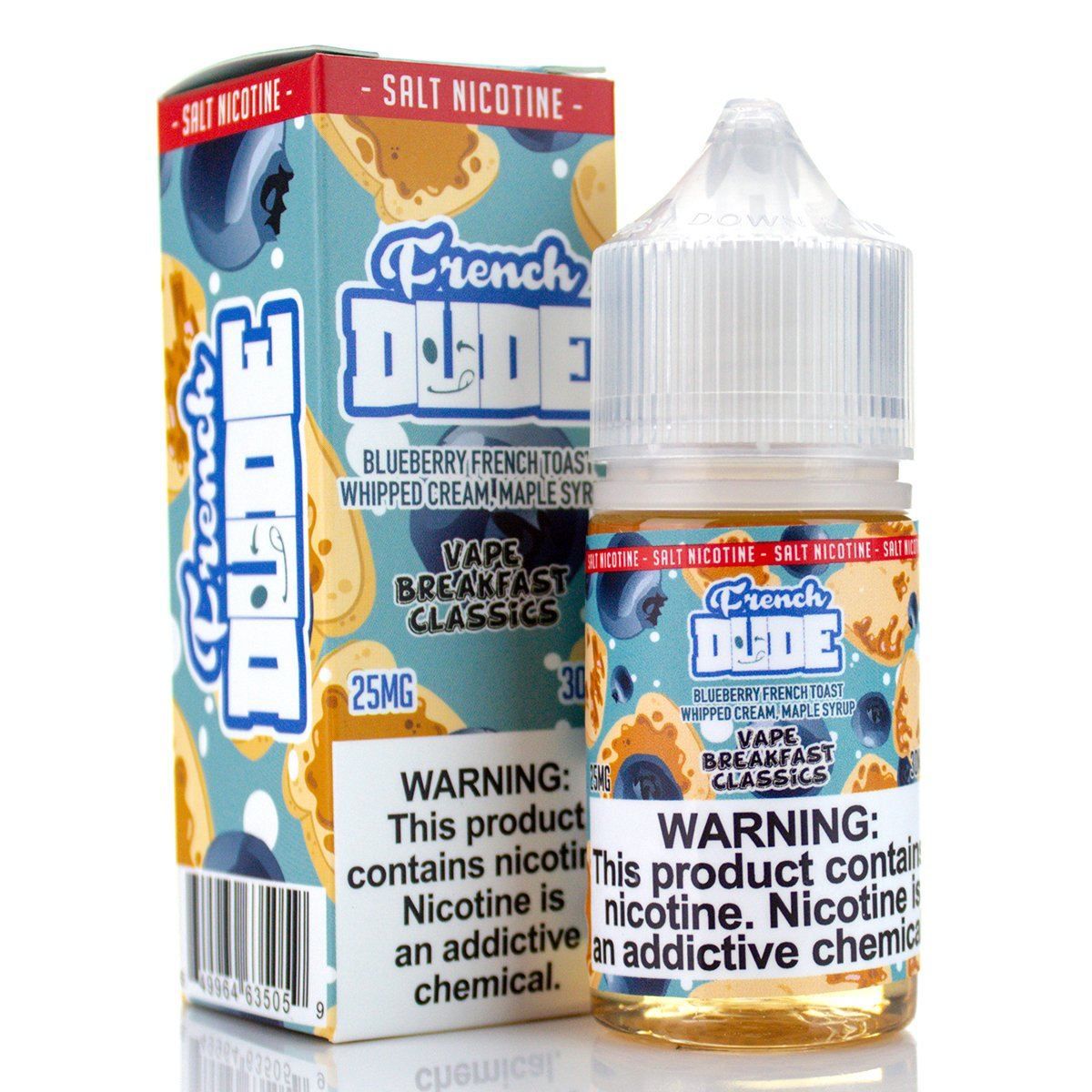French Dude by Vape Breakfast Classics Salt Series 30mL with Packaging