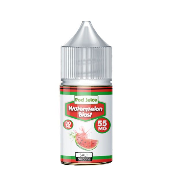 Watermelon Blast Salt by Pod Juice E-Liquid | 30mL Bottle