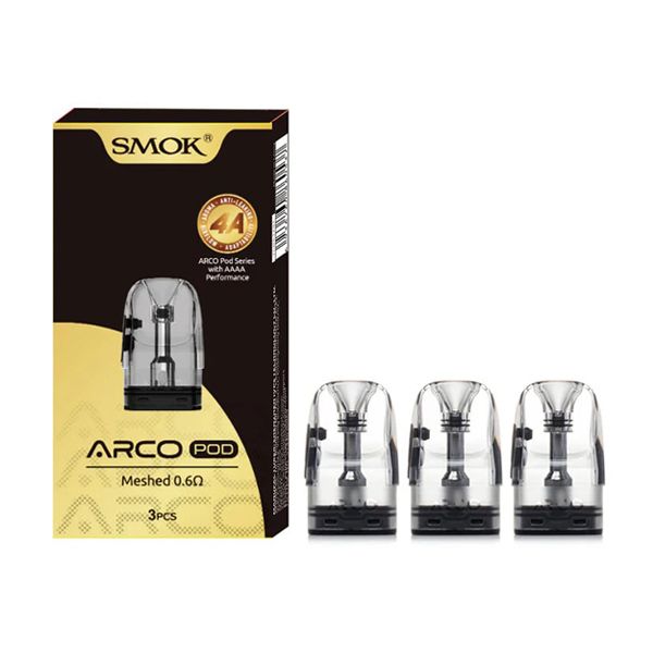 SMOK ARCO Replacement Pods 0.6ohm with packaging