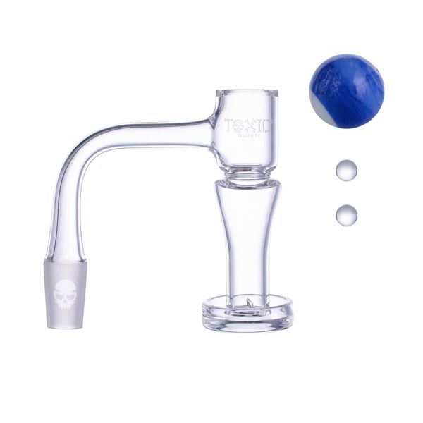 MKGlass (Banger) TXQB18 Toxic 14MM 90° Nebula Fully Welded Terp Slurper Set