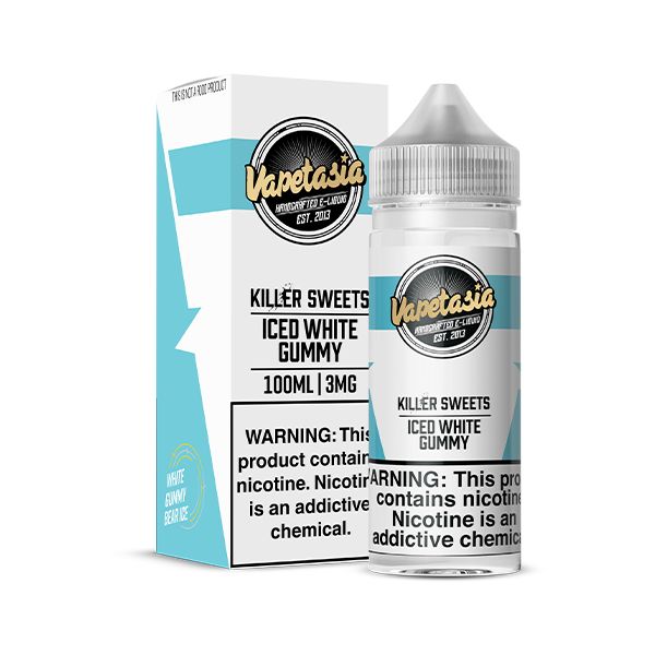 Vapetasia - Iced Killer Sweets White Gummy - 100mL with packaging